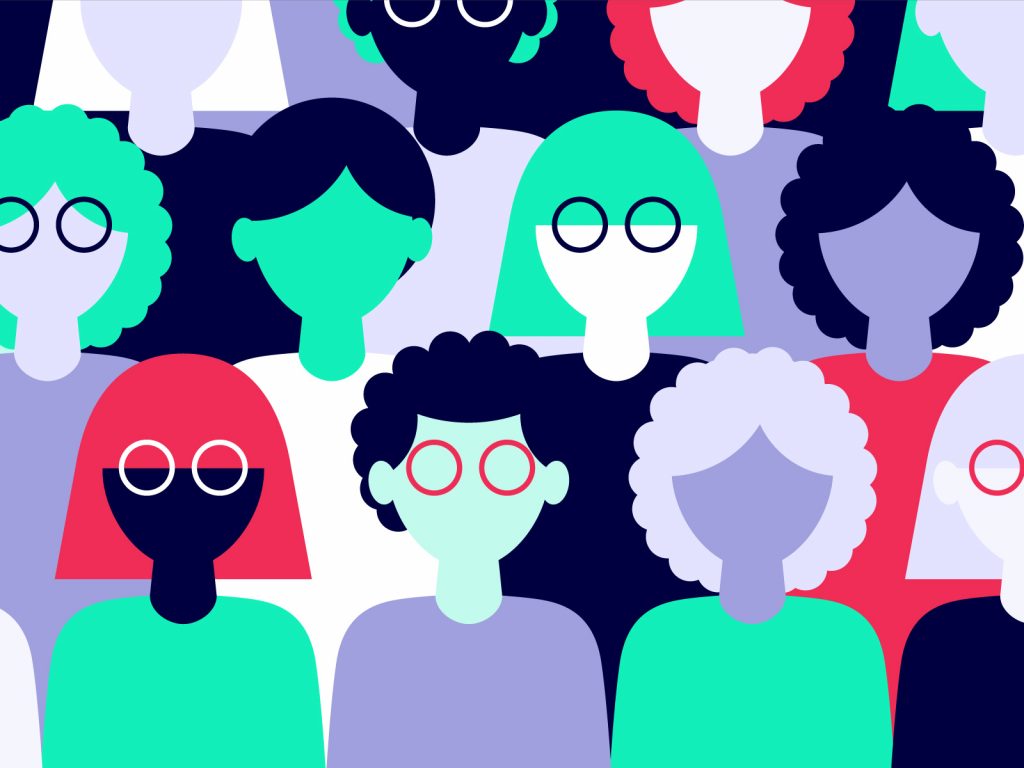 Figure representing diverse people. Visual by Lydie Tremblet @ University of Luxembourg